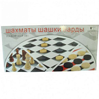 Набор 2в1 (шашки+шахматы) F04453 Набор 2в1 (шашки+шахматы) F04453